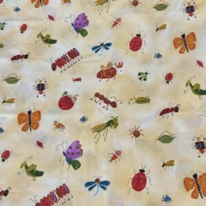 'Creatures and Critters' Quilting Cotton by Robert Kaufman (112cm x 282cm)