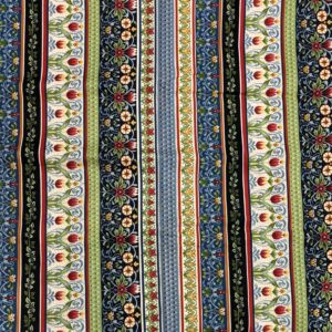 'Kensington Border' Quilting Cotton by Makower UK (114cm x 200cm)