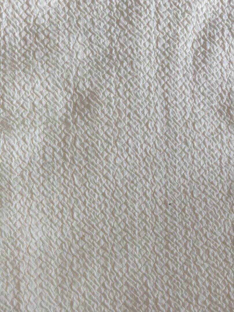 Cream Rippled Double Knit (135cm x 110cm)