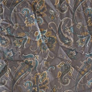 Brown Paisley Quilting Cotton (112cm x 170cm)