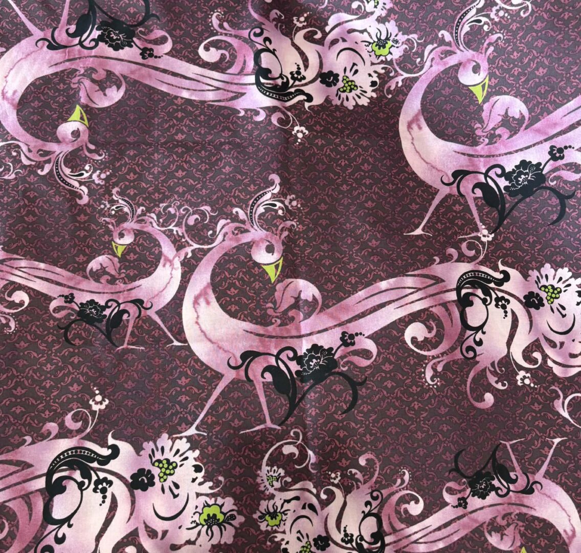 Large Print Peacocks by Moda Quilting Cotton (113cm x 157cm)