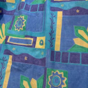 Large Retro Print Home Decorator Cotton (250cm x 250cm)