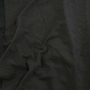 Black Textured Double Knit (138cm x 250cm)
