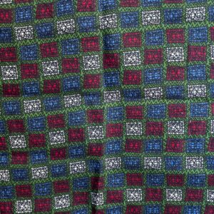 Vintage Geometric Tile Print Cotton (85cm x 166cm)