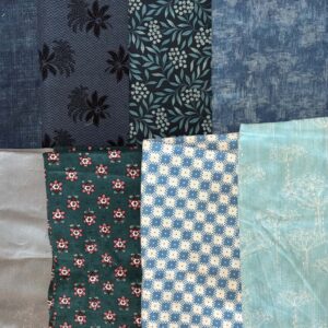 Quilting Cotton Bundle: Blues (3.5m total)