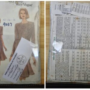 Pattern: Very Easy Very Vogue #9037 Ladies Jacket & Dress (Size 12)