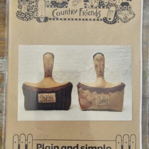 Pattern: "Plain and Simple" by Country Friends