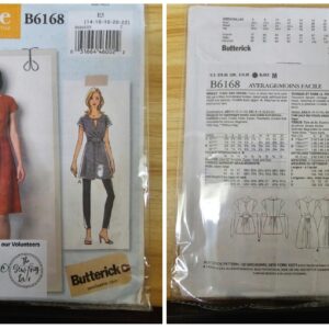 Pattern: Butterick #B6168 Ladies Tunic & Dress (Size 14)