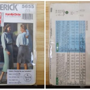 Pattern: Butterick #5655 Ladies Skirt (Size 12-16)