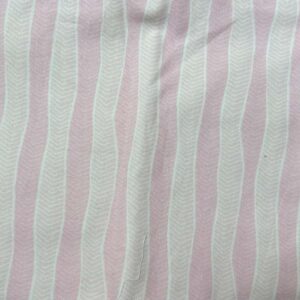 Wobbly Pink Stripes Cotton Woven (125cm x 25cm)
