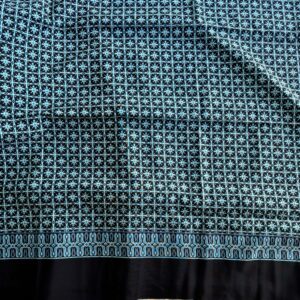 Border Stripe Starburst Geometric Dress Fabric (113cm x 100cm)