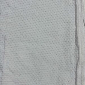 White Jacquard Mini Dots Spandex Knit (135cm x 100cm)