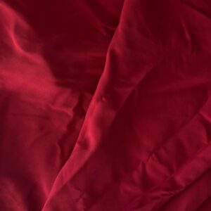Garnet Red Plain Flowy Dress Fabric (140cm x 115cm)