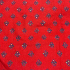 Red Mini Floral Brushed Cotton (104cm x 410cm)