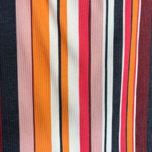 Striped Poly Spandex Ribbed Knit (150c x 175cm)