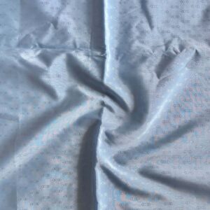 Light Blue Jacquard Mid-Sheen Dress Fabric (115cm x 150cm)