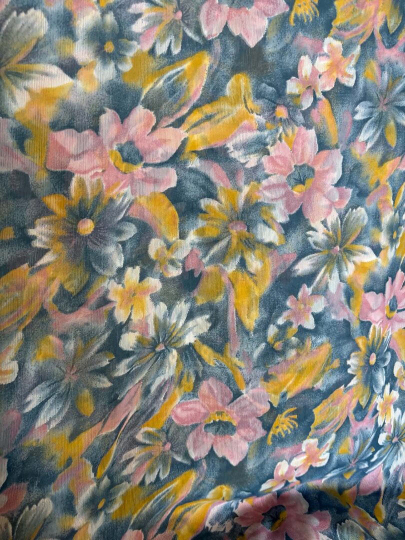 Tropical Floral Chiffon (120cm x 252cm)
