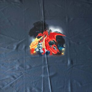 Dragon Poly Spandex Panel (49cm x 48cm)