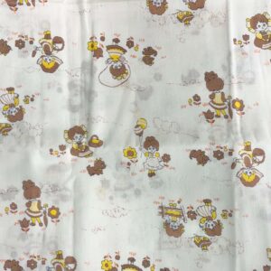 Vintage Yellow & Brown Children Cotton (86cm x 120cm)
