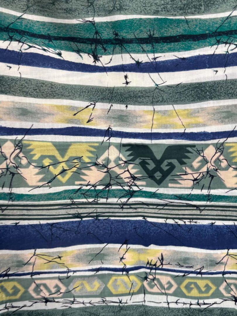Striped Semi-Sheer Soft & Flowy Dress Fabric (113cm x 252cm)