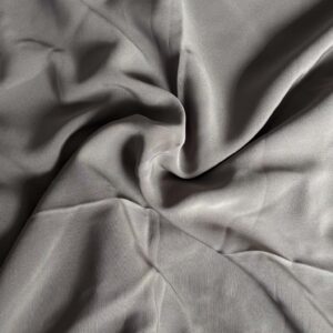 Elephant Grey Plain Flowy Dress Fabric (116cm x 120cm)