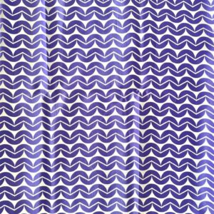 Purple and White Dress Fabric by John Kaldor Fabric Maker (115cm x 115cm)
