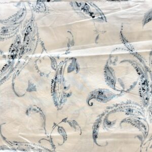 Large Scale Blue Watercolour Print Cotton Twill (145cm x 158cm)