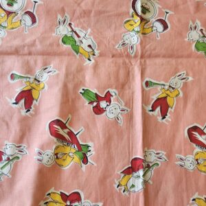 Retro Orchestra Bunny Cotton (50cm x 100cm / 50cm x 100cm)