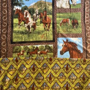 Quilting Cotton Bundle: Horses (2.1m total)