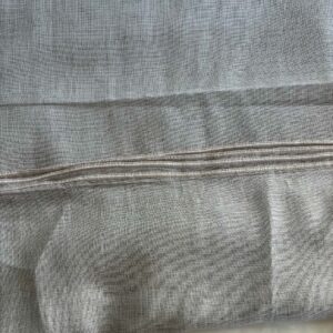 Semi-Sheer Light Tan Curtaining with Weighted Hem (100cm x 250cm)