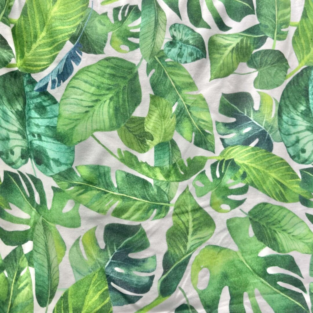 Leafy Rayon Spandex Knit (110cm x 171cm)
