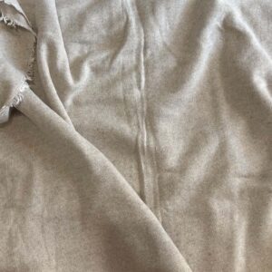 Drapey Light Taupe Speckled Cotton Knit (140cm x 145cm)