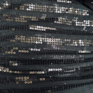 Sequin Stripes Soft Tulle (160cm x 400cm)
