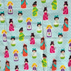 'Around the World' Quilting Cotton by Michael Miller Fabrics (110cm x 320cm)