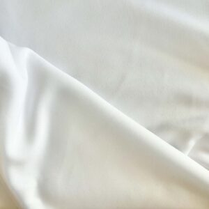 White Ponte Knit (156cm x 210cm)