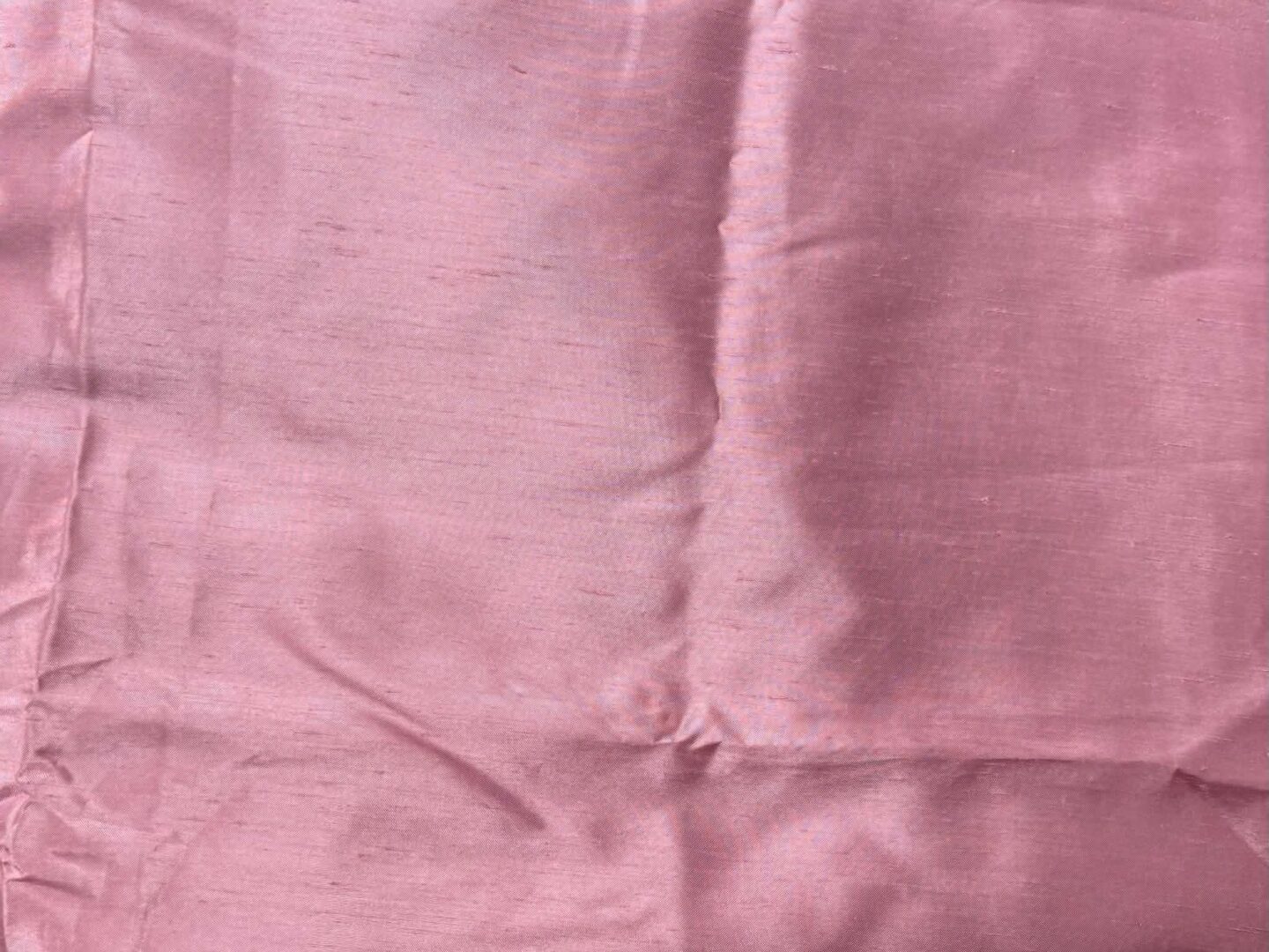 Pink Slubbed Satiny Dress Fabric (114cm x 200cm)
