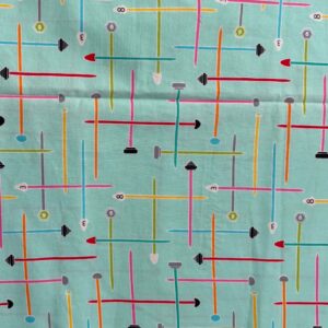'Sewing School' Quilting Cotton by Ella Blue (108cm x 92cm)