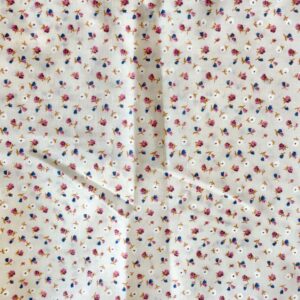 Mini Florals on Cream Poly Cotton (114cm x 128cm)